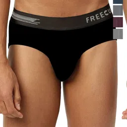FREECULTR Pack of 5 Anti Bacterial Basic Briefs-FC-XT-B-PB-POB-SG-SW-AG-05-32