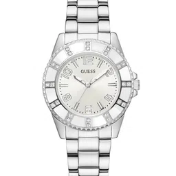 GUESS Women Printed Dial & Stainless Steel Bracelet Style Straps Digital Watch U1391L1M-image-11
