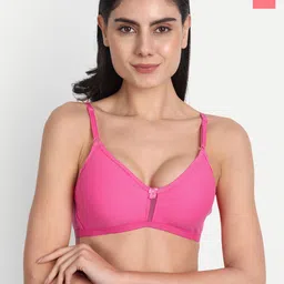 Aimly Pack Of 2 Seamless Non-Padded Non-Wired Full Coverage Cotton T-Shirt Bra-70