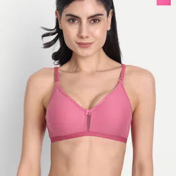 Aimly Pack Of 2 Seamless Non-Padded Non-Wired Full Coverage Cotton T-Shirt Bra-35