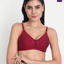 Aimly Pack Of 2 Seamless Non-Padded Non-Wired Full Coverage Cotton T-Shirt Bra-43