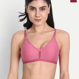 Aimly Pack Of 2 Seamless Non-Padded Non-Wired Full Coverage Cotton T-Shirt Bra-55