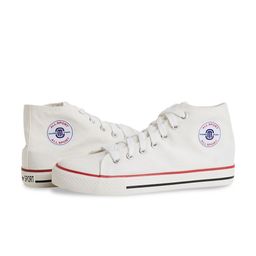 MOZAFIA Men Canvas Lace-up Casual High Top Sneakers-image-96