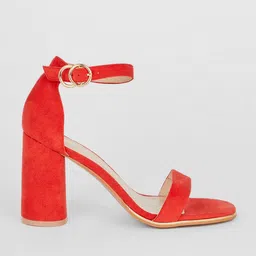 DOROTHY PERKINS Mid-Top Wide Fit Velvet Finish Block Heels-55