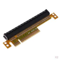 club bollywood The Style Sutra 2Pack PCI Express Riser Card PCI-E x8 to x16 Slot Adapter Converter Board|Computers/Tablets & NetworkingComputer Cables & ConnectorsDrive Cables & Adapters|2X Pci-E 8X To 16X Converter image 2