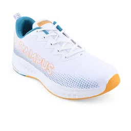 Campus Men White Mesh Running Shoes-picture-5