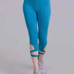 Keepfit Women Ankle Length Crisscross Design Yoga Tights-picture-17