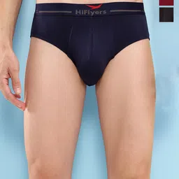 HiFlyers Pack of 3 Silky Soft Odour Free Briefs HF602_PO3_BMN_S-56