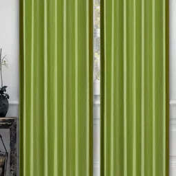Bajo's Green 2 Pieces Long Door Curtain-image-59