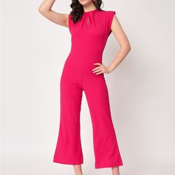 Zastraa Halter Neck Culotte Jumpsuit-picture-15