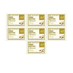 YNB YOURS NATURAL BUDDY Unisex White Organic Shea Butter Handmade Soap Pack of 7-36
