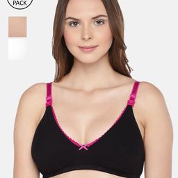 Inner Sense Set Of 3 Black Organic Antimicrobial Non-Wired Maternity Sustainable Bras IMB003C_3D_3E-picture-19