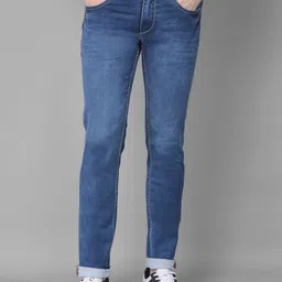 American Archer Men Smart Skinny Fit Low-Rise Light Fade Printed Stretchable Jeans-image-21