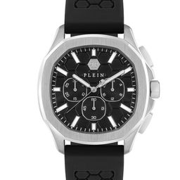 PHILIPP PLEIN Men Patterned Dial & Black Straps Analogue Watch PWSAA0123-18