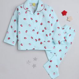 The Magic Wand Kids Conversational Printed Pure Cotton Shirt With Trousers-picture-44