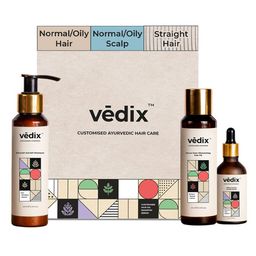 VEDIX Customized Hair Fall Control Normal/Oily Hair:Normal oily Scalp+Straight Hair-48