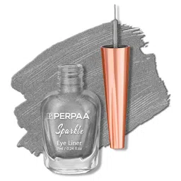PERPAA Sparkle Absolute Shine Long Lasting Waterproof Eyeliner 7ml - Silver Foil 05-54