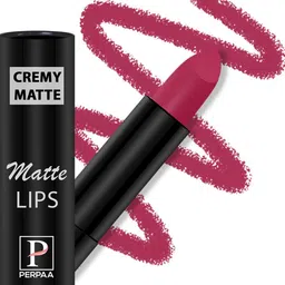 PERPAA Long Lasting & Waterproof Creamy Matte Lipstick With Vitamin E - Strawberry Pink 92-37
