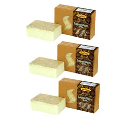 abeers Pack of 3 Khadi Handmade Lemongrass With Essential Oil Premium Soap-0