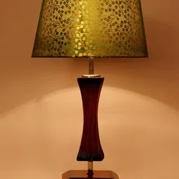 foziq Brown & Green Printed Table Lamps-picture-30