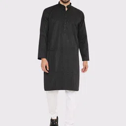 Maharaja Geometric Printed Regular Kurta With Pyjamas-picture-44