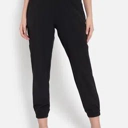 Anta Women Black Solid Track Pant-56