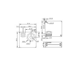 MPM10-BS MemsFrontier Laser PM sensor (Air inlet and outlet are on the front, 8 pin) image 3