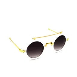 HRINKAR Unisex Round Sunglasses With UV Protected Lens-image-4