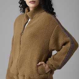 Roadster Women Brown Solid Sherpa Jacket-picture-39