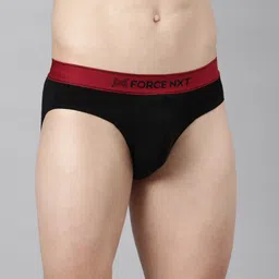 Force NXT Pack Of 3 Assorted Anti Microbial Basic Briefs MNFL-35-R3-ASST-C1-PO3 image 4