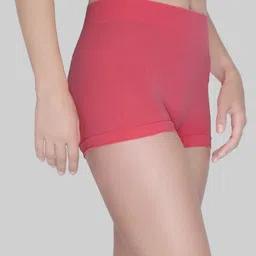 PLUMBURY Pack Of 3 Seamless Anti Microbial Boyshorts Briefs image 2