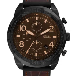 Fossil Men Coffee Brown Bronson Chronograph Watch FS5713-image-64