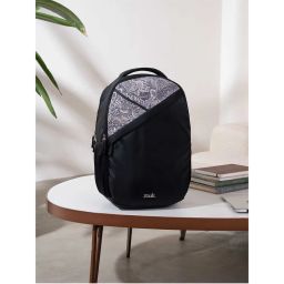 Zouk Beige Printed Jute Backpack-picture-29
