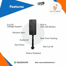 earth track Earthtrack ET05 Wired GPS Tracker with 1 Year SIM Data & Multiple Type Alarms for Car, Bike, Truck, Scooty and More | Make in India| (ET05 GPS Device + SIM Data) image 3