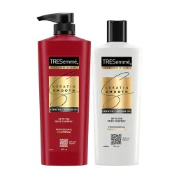 Tresemme Keratin Smooth With Argan Oil Shampoo + Conditioner Combo-picture-3