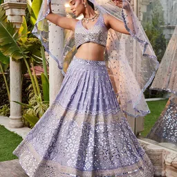 Mehak Murpana Embroidered Ready to Wear Lehenga & Blouse With Dupatta-picture-33