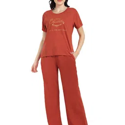 Bedtime story Typography Printed Pure Cotton T-shirt With Pyjamas-picture-37