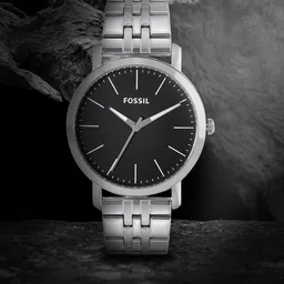 Fossil Men Black Analogue Watch with Additional Strap BQ2466SET-91