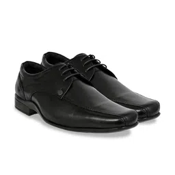 HX London Men Leather Memory Foam Insole Formal Derbys-image-1