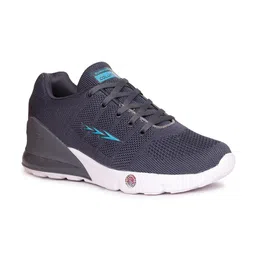 Columbus Men Grey &Turquoise Blue Running Lite Memory Foam Mesh Running Shoes-picture-26