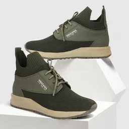 SHOZANIA Men Mid Top Lace Up Walking Shoes-picture-15