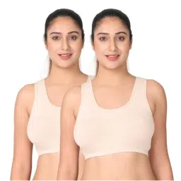 Adira Pack Of 2 Sleep Bras - Nude-picture-32