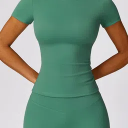 LULU & SKY Crew Neck Fitted Sports Top-picture-20