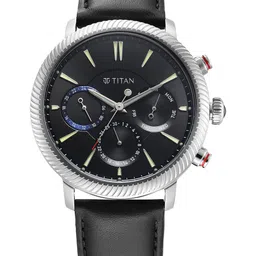 Titan Men Leather Straps Analogue Watch 10012SL01-image-79