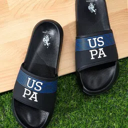 U.S. Polo Assn. Men Printed Sliders-19