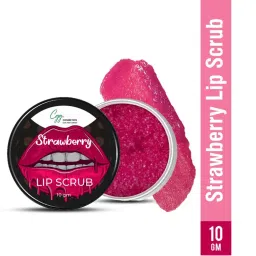 CGG Cosmetics Strawberry Lip Scrub for Chapped & Pigmented Lips - 100% Natural, Vegan-picture-11