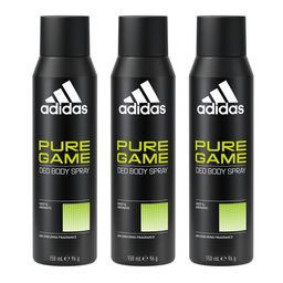 ADIDAS Men Set Of 3 Pure Game Long Lasting Deo Body Spray - 96 g Each-14