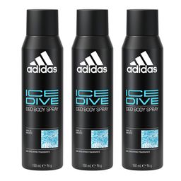 ADIDAS Men Set Of 3 Ice Dive Long Lasting Deo Body Spray - 96g Each-15