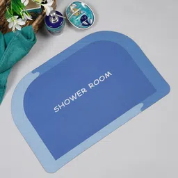 SOKNACK Blue & White Antiskid Water Soaking Bath Mat-30