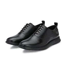 LEGWORK Men Leather Formal Oxfords-image-61
